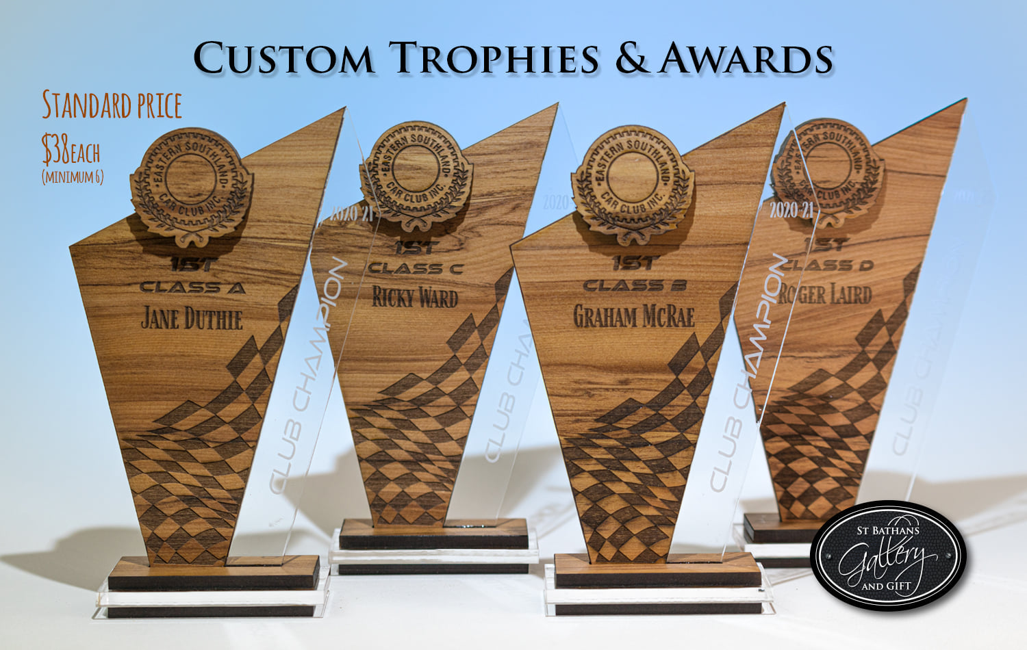 Customised Trophies