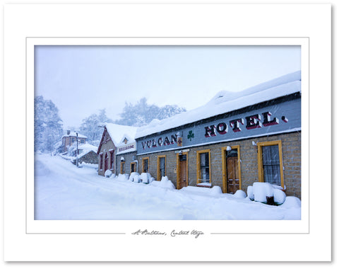 Vulcan Hotel snow